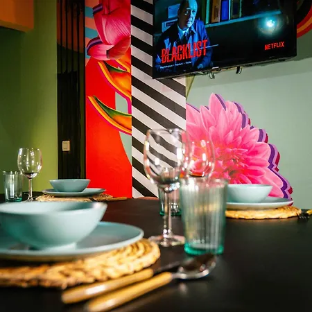 아파트 Capsule Flower - Balneo - Cinema - Billard - Nintendo Switch - Centre *